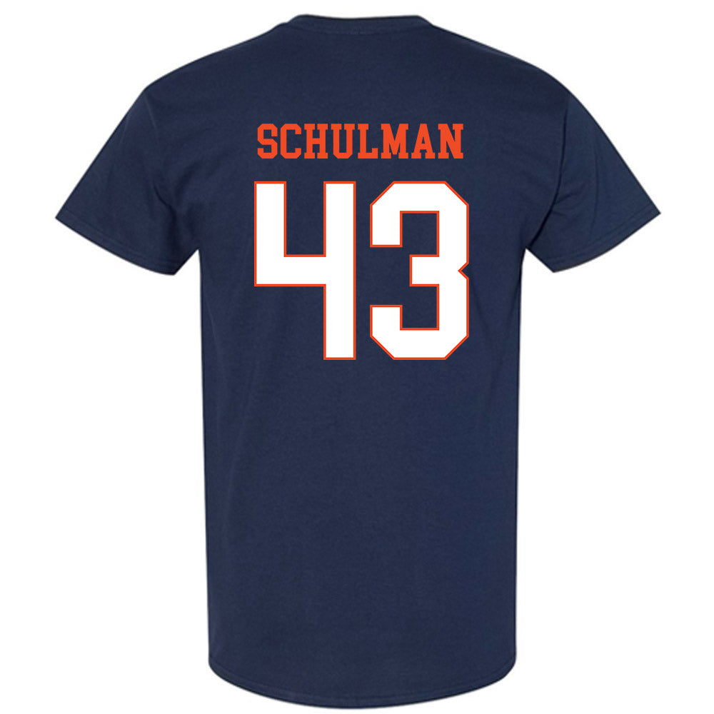 Virginia - NCAA Baseball : Ben Schulman - T-Shirt-1