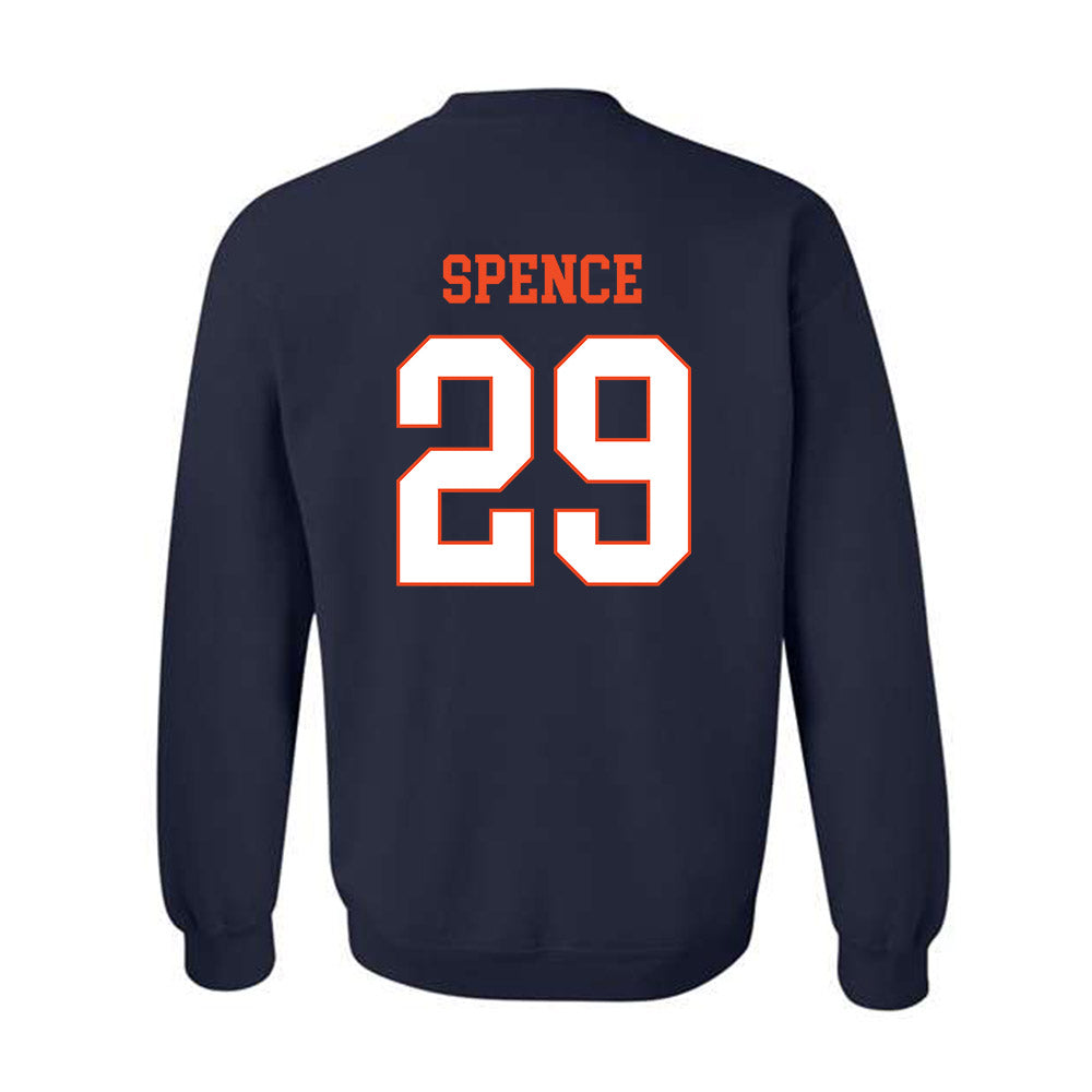 Virginia - NCAA Football : Christopher Spence - Crewneck Sweatshirt-1