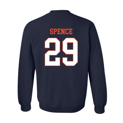 Virginia - NCAA Football : Christopher Spence - Crewneck Sweatshirt-1