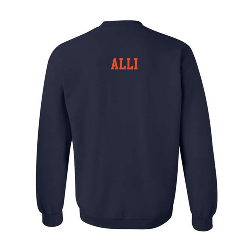 Virginia - NCAA Wrestling : Anwar Alli - Crewneck Sweatshirt-1