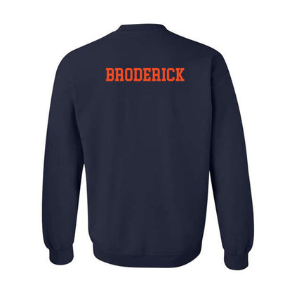 Virginia - NCAA Baseball : Will Broderick - Crewneck Sweatshirt-1