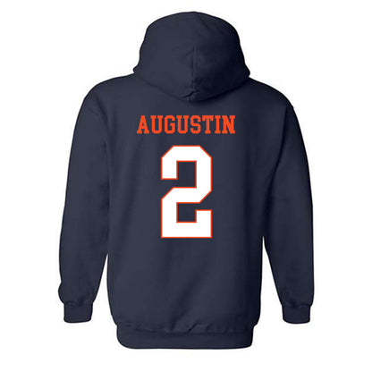 Virginia - NCAA Baseball : Matt Augustin - Hooded Sweatshirt-1