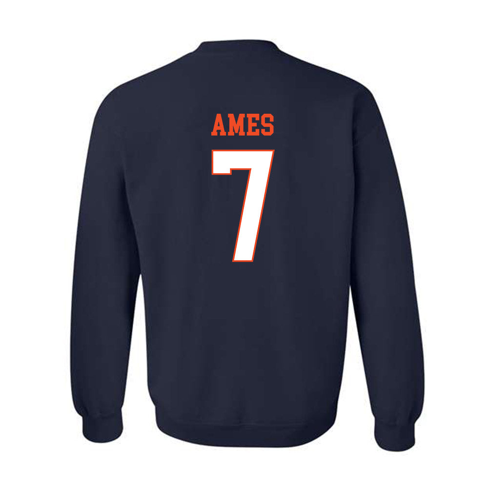 Virginia - NCAA Men's Basketball : Darrin Ames - Crewneck Sweatshirt