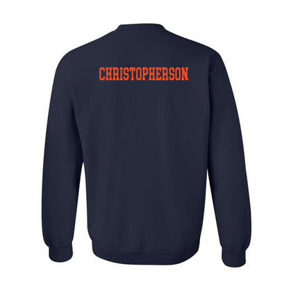 Virginia - NCAA Women's Swimming & Diving : Katie Christopherson - Crewneck Sweatshirt