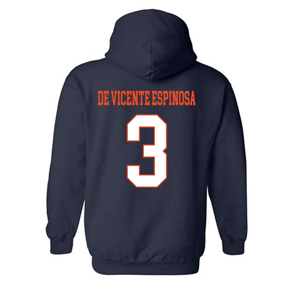 Virginia - NCAA Men's Soccer : Jesus De Vicente Espinosa - Hooded Sweatshirt-1