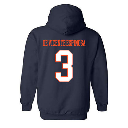 Virginia - NCAA Men's Soccer : Jesus De Vicente Espinosa - Hooded Sweatshirt-1