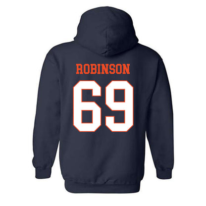 Virginia - NCAA Football : Bryce Robinson - Hooded Sweatshirt-1