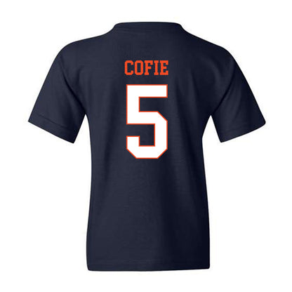 Virginia - NCAA Men's Basketball : Jacob Cofie - Youth T-Shirt