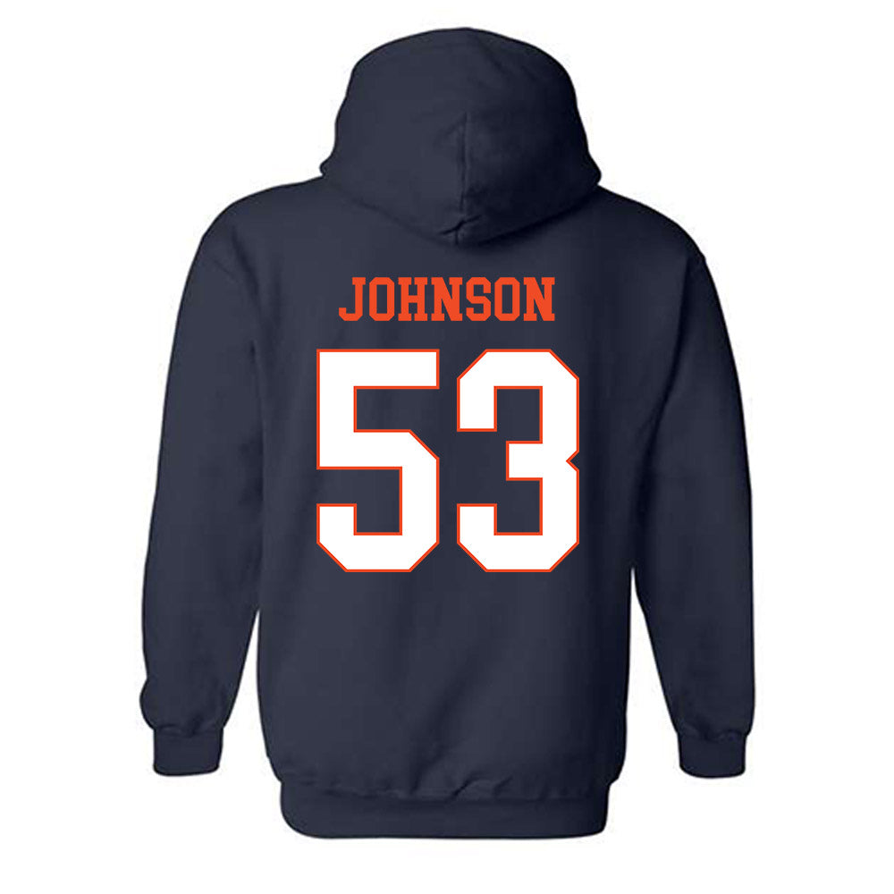 Virginia - NCAA Football : Gavin Johnson - Hooded Sweatshirt-1