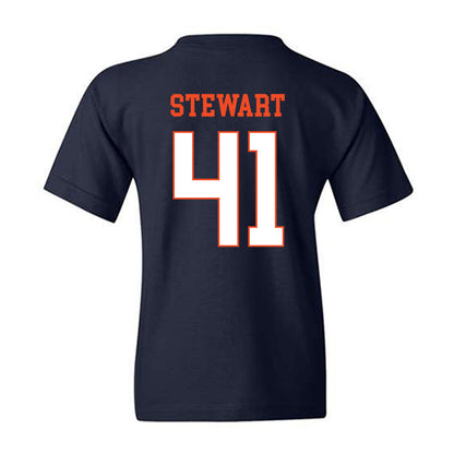 Virginia - NCAA Baseball : Thomas Stewart - Youth T-Shirt-1