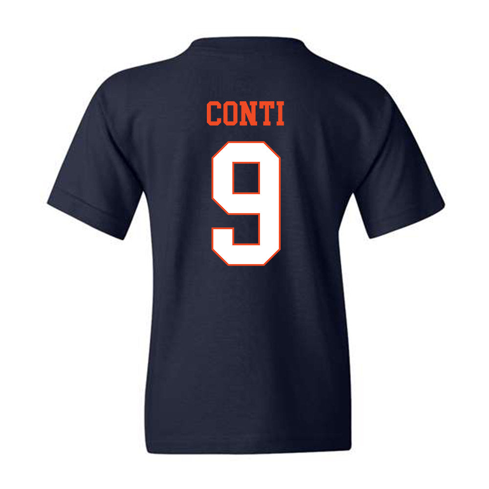 Virginia - NCAA Women's Lacrosse : Sophia Conti - Youth T-Shirt