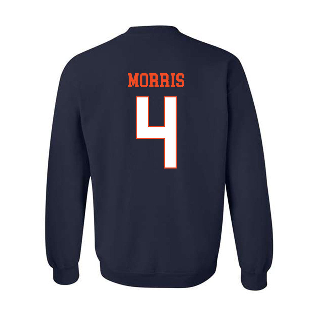 Virginia - NCAA Football : Chandler Morris - Crewneck Sweatshirt-1