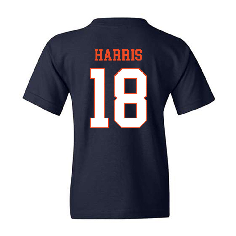 Virginia - NCAA Baseball : Sam Harris - Youth T-Shirt-1