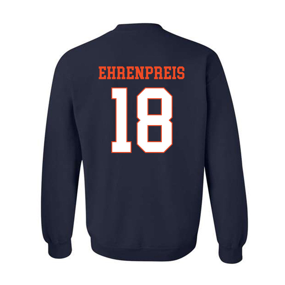 Virginia - NCAA Men's Soccer : Zachary Ehrenpreis - Crewneck Sweatshirt-1