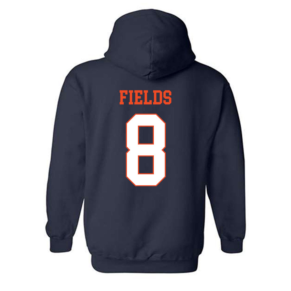 Virginia - NCAA Football : Malachi Fields - Hooded Sweatshirt