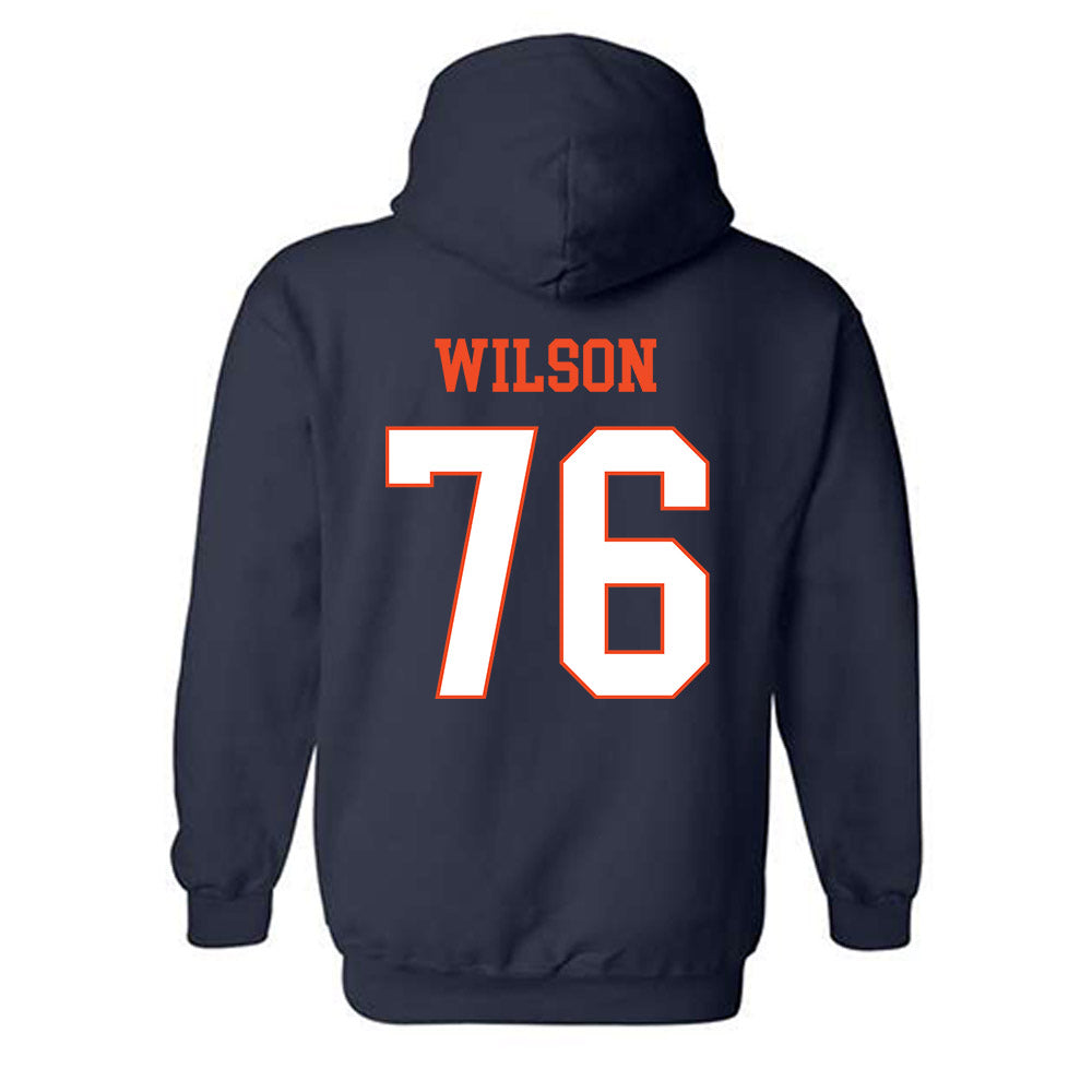 Virginia - NCAA Football : Brady Wilson - Hooded Sweatshirt-1