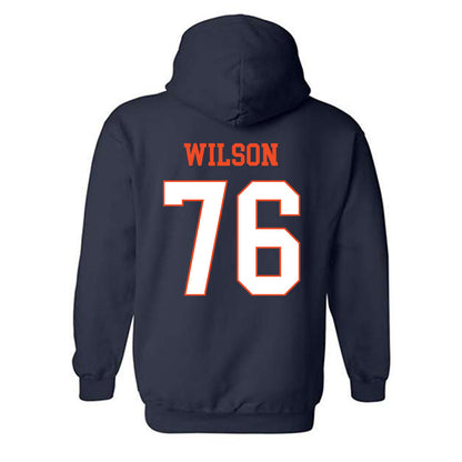 Virginia - NCAA Football : Brady Wilson - Hooded Sweatshirt-1
