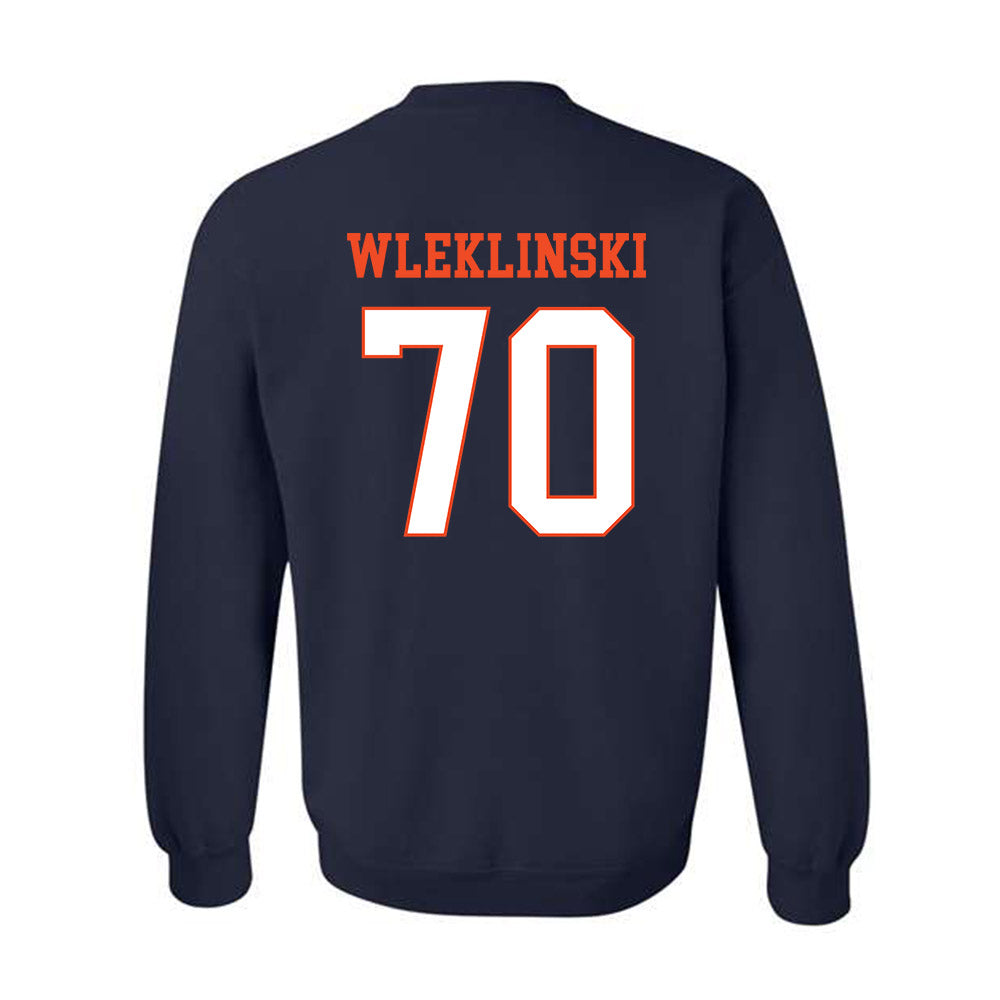 Virginia - NCAA Football : Dane Wleklinski - Crewneck Sweatshirt-1