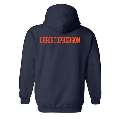 Virginia - NCAA Women's Swimming & Diving : Katie Christopherson - Hooded Sweatshirt