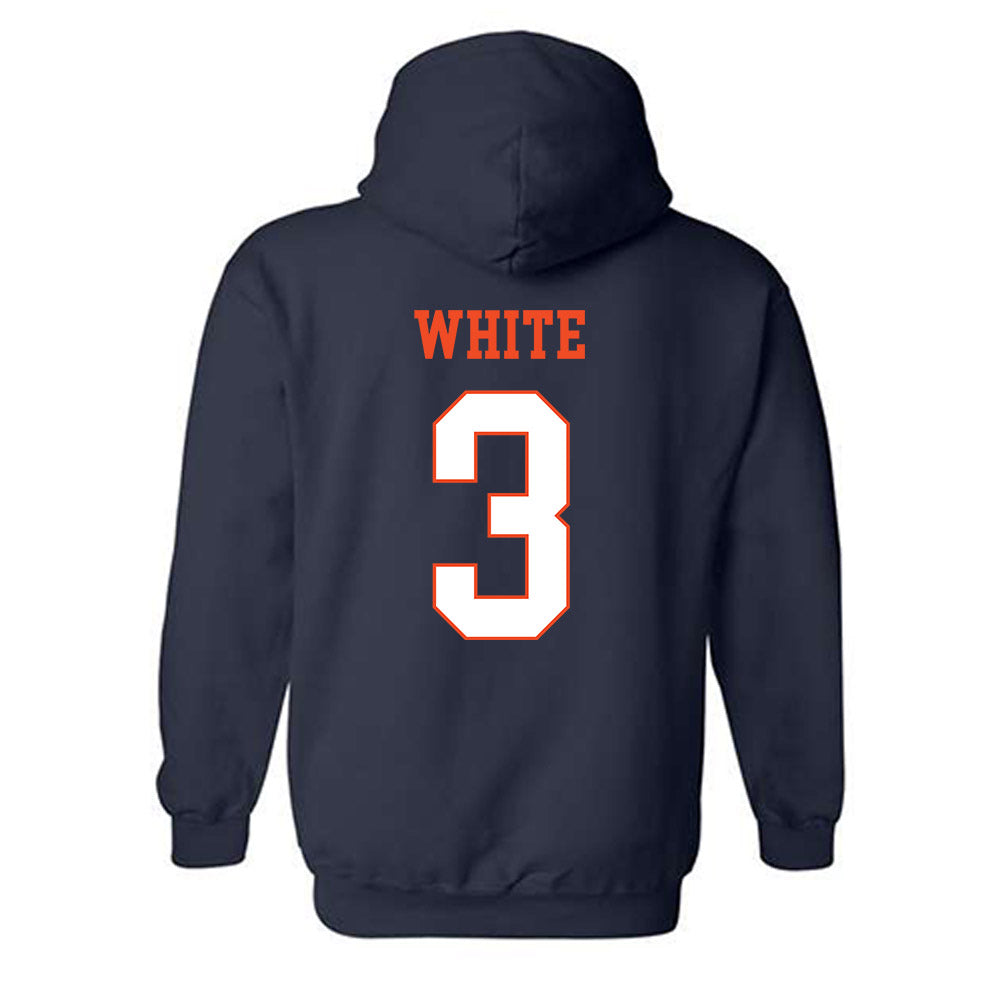 Virginia - NCAA Women's Basketball : Gabrielle White - Hooded Sweatshirt-1