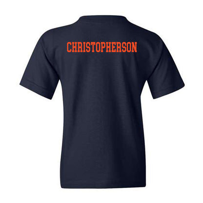 Virginia - NCAA Women's Swimming & Diving : Katie Christopherson - Youth T-Shirt