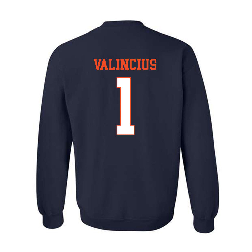 Virginia - NCAA Baseball : Tomas Valincius - Crewneck Sweatshirt