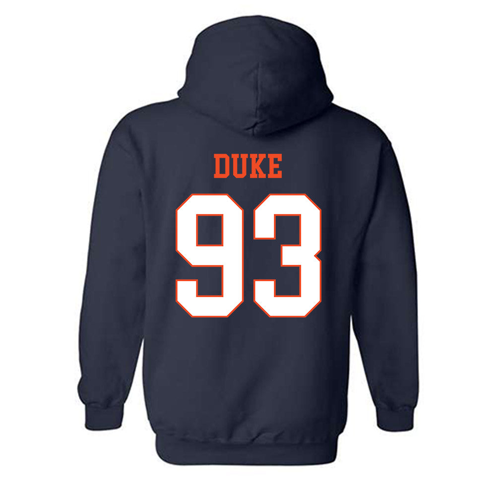 Virginia - NCAA Football : Henry Duke - Hooded Sweatshirt-1