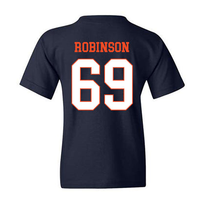 Virginia - NCAA Football : Bryce Robinson - Youth T-Shirt-1