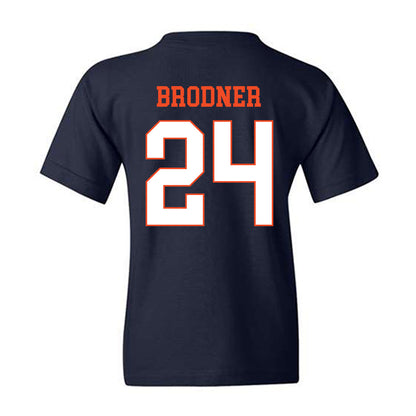 Virginia - NCAA Women's Volleyball : Sarah Brodner - Youth T-Shirt-1