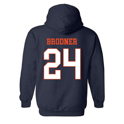 Virginia - NCAA Women's Volleyball : Sarah Brodner - Hooded Sweatshirt-1