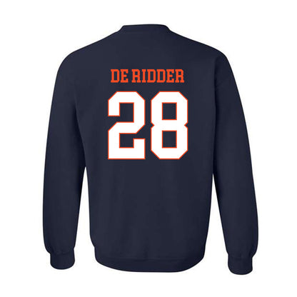 Virginia - NCAA Men's Basketball : Thijs De Ridder - Crewneck Sweatshirt-1