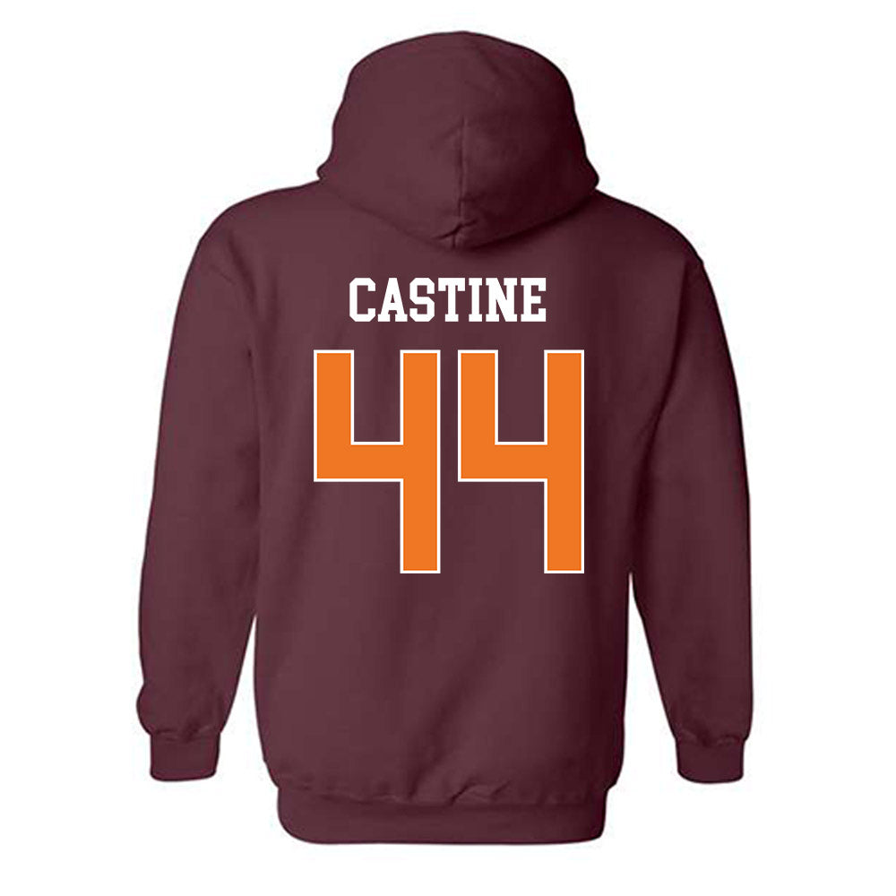  - NCAA Softball : Rachel Castine - Classic Shersey Hooded Sweatshirt-1