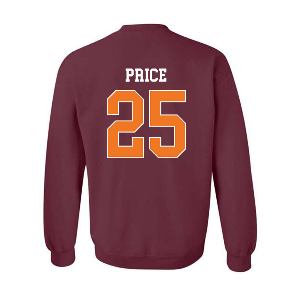 Virginia Tech - NCAA Women's Soccer : Taylor Price - Classic Shersey Crewneck Sweatshirt-1