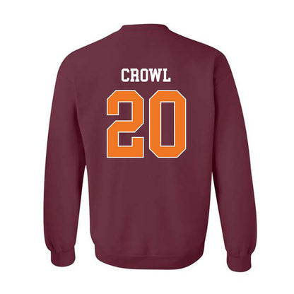 Virginia Tech - NCAA Baseball : Preston Crowl - Classic Shersey Crewneck Sweatshirt