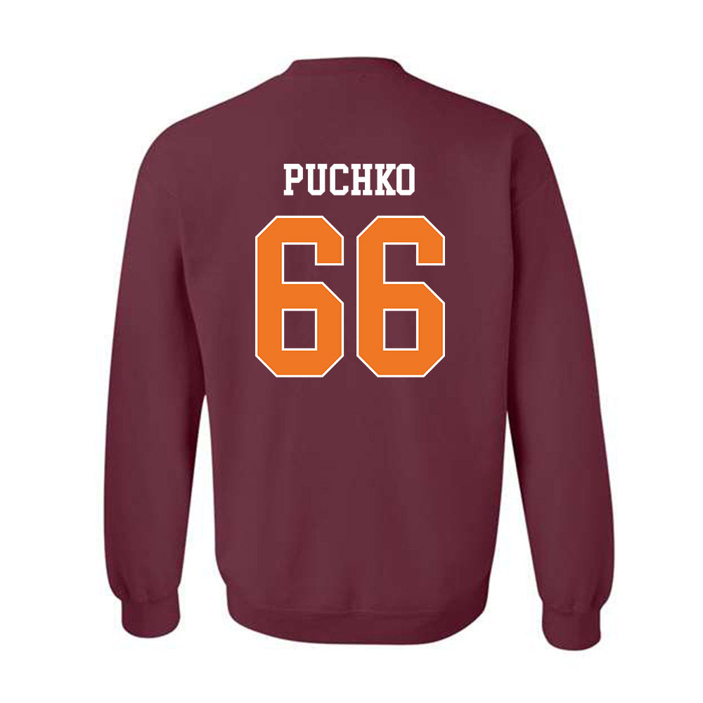 Virginia Tech - NCAA Men's Track & Field : Uladzislau Puchko - Classic Shersey Crewneck Sweatshirt-1