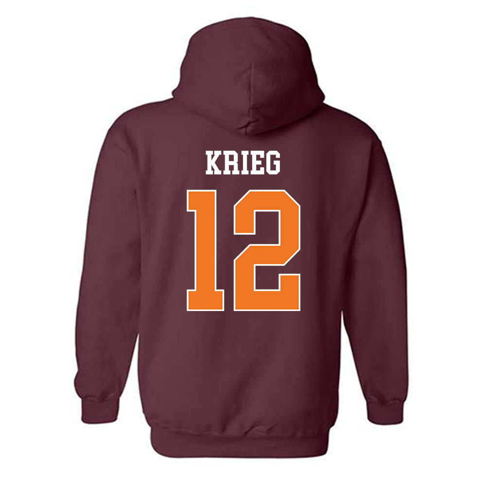 Virginia Tech - NCAA Men's Soccer : Harrison Krieg - Classic Shersey Hooded Sweatshirt-1