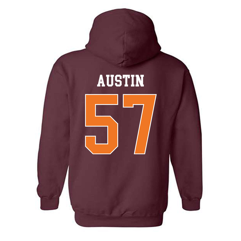 Virginia Tech - NCAA Football : Lucas Austin - Classic Shersey Hooded Sweatshirt-1