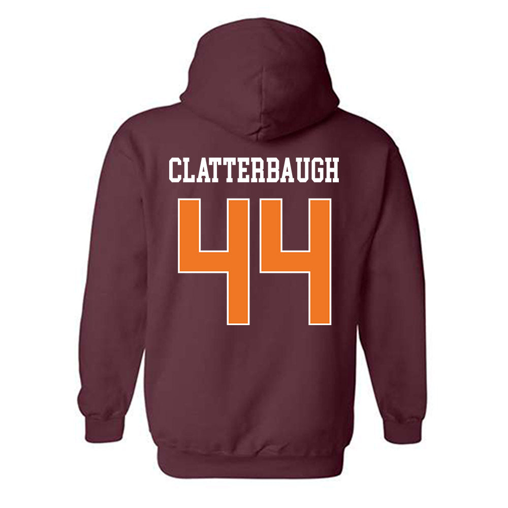 Virginia Tech - NCAA Football : Brett Clatterbaugh - Classic Shersey Hooded Sweatshirt-1