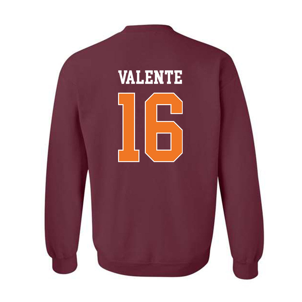 Virginia Tech - NCAA Women's Soccer : Ella Valente - Classic Shersey Crewneck Sweatshirt-1