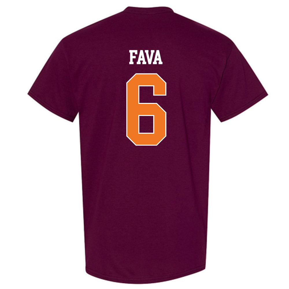 Virginia Tech - NCAA Women's Volleyball : Erica Fava - Classic Shersey T-Shirt-1