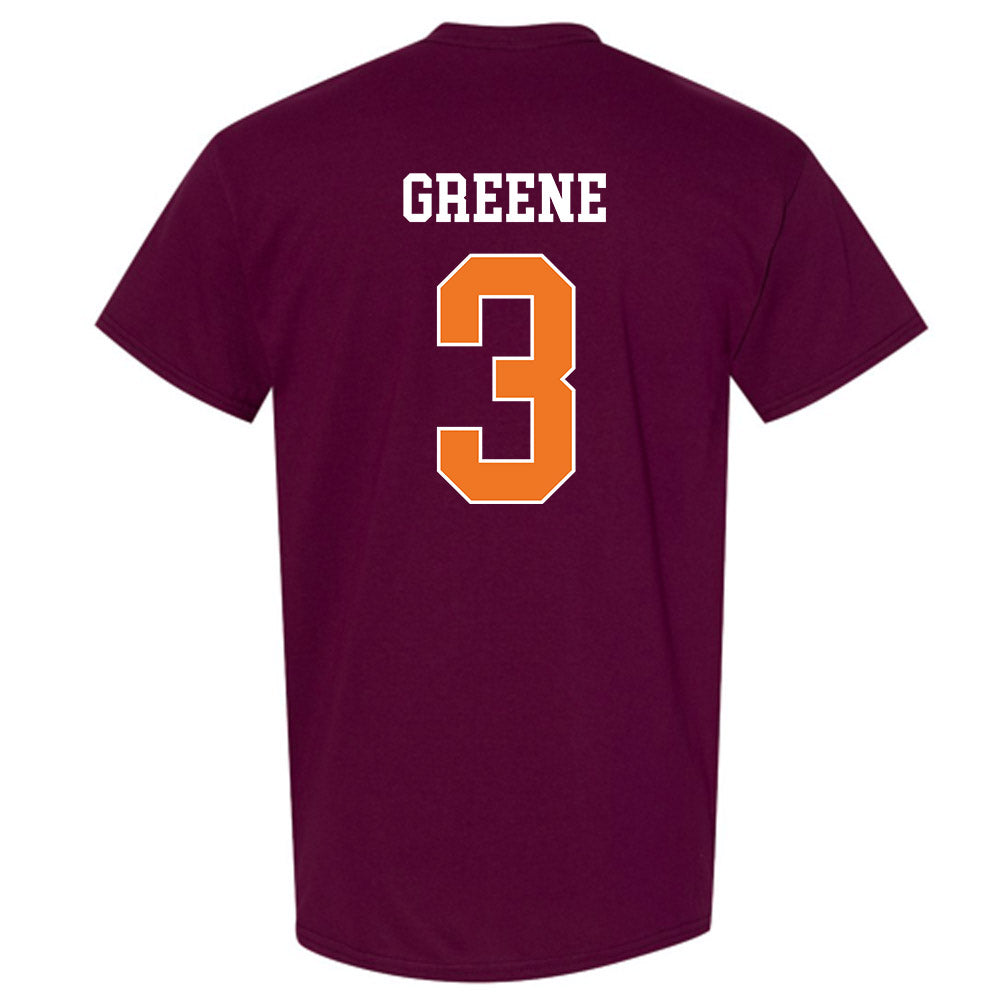 Virginia Tech - NCAA Football : Donovan Greene - Classic Shersey T-Shirt-1