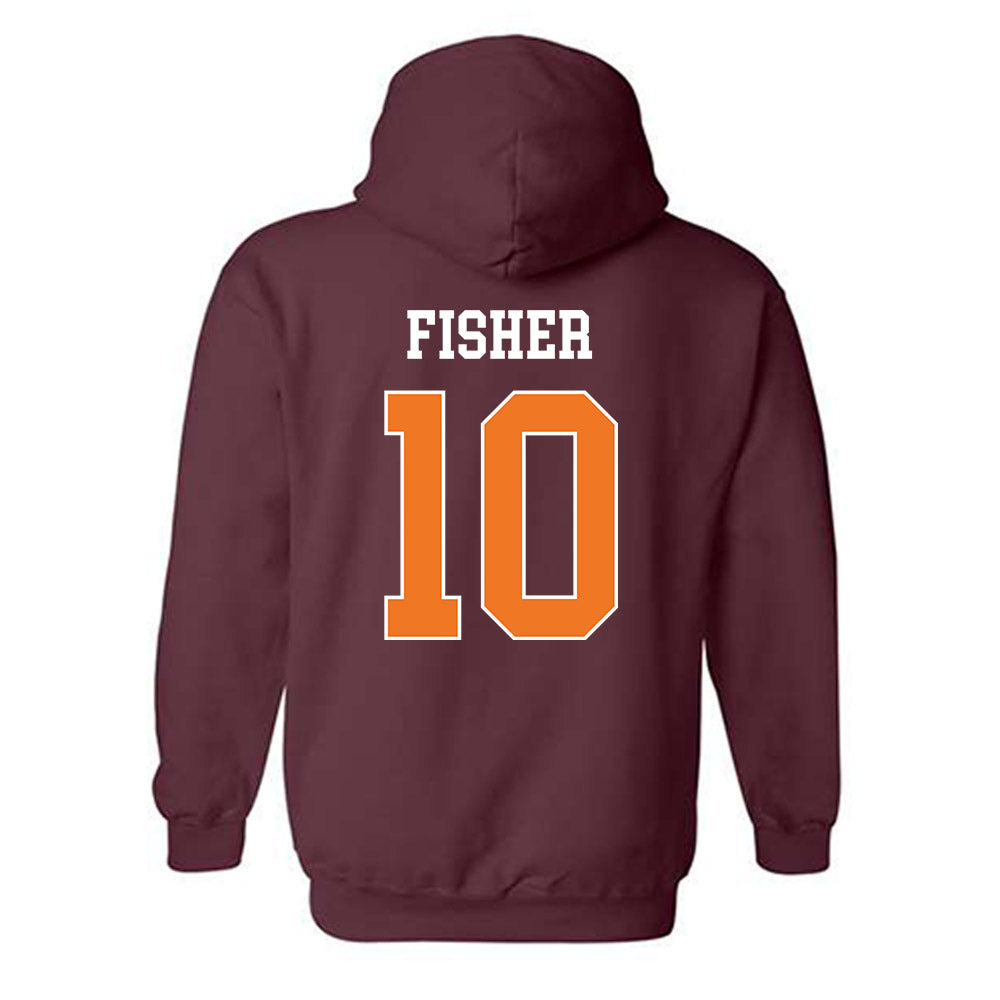 Virginia Tech - NCAA Softball : Addyson Fisher - Classic Shersey Hooded Sweatshirt-1