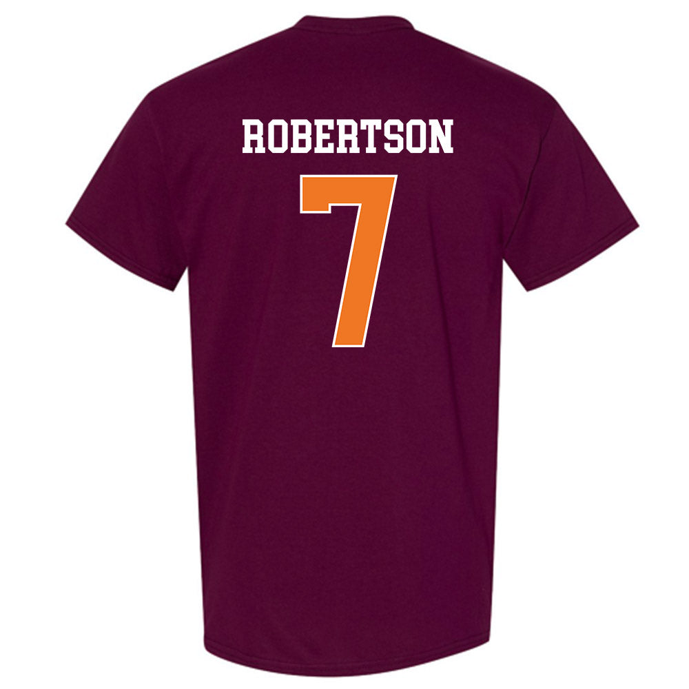 Virginia Tech - NCAA Women's Soccer : Ellie Robertson - Classic Shersey T-Shirt-1