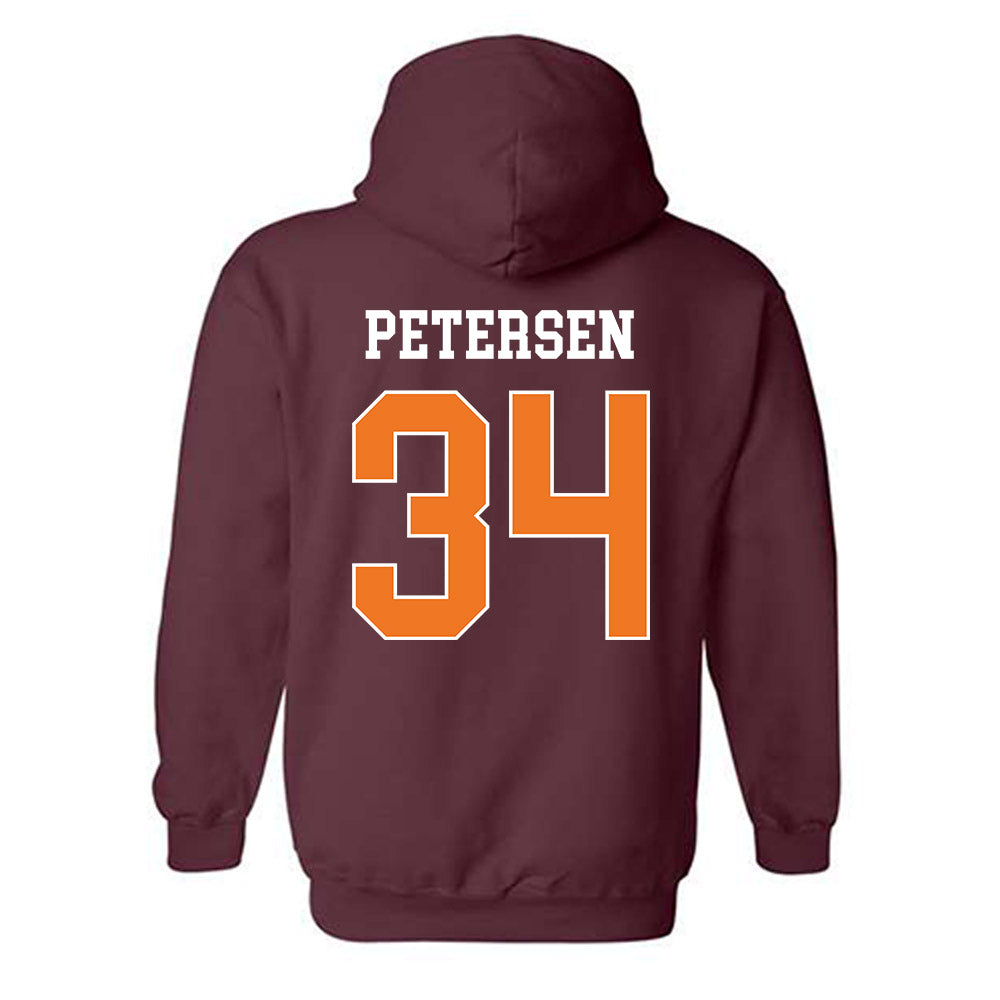 Virginia Tech - NCAA Women's Basketball : Kayl Petersen - Classic Shersey Hooded Sweatshirt-1