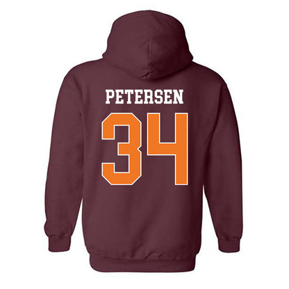 Virginia Tech - NCAA Women's Basketball : Kayl Petersen - Classic Shersey Hooded Sweatshirt-1
