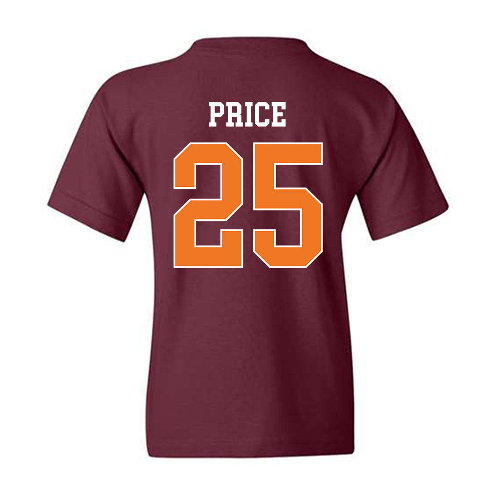 Virginia Tech - NCAA Women's Soccer : Taylor Price - Classic Shersey Youth T-Shirt-1