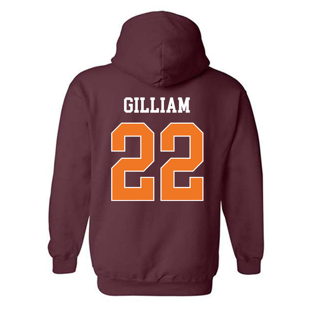 Virginia Tech - NCAA Football : Kelvin Gilliam - Classic Shersey Hooded Sweatshirt-1