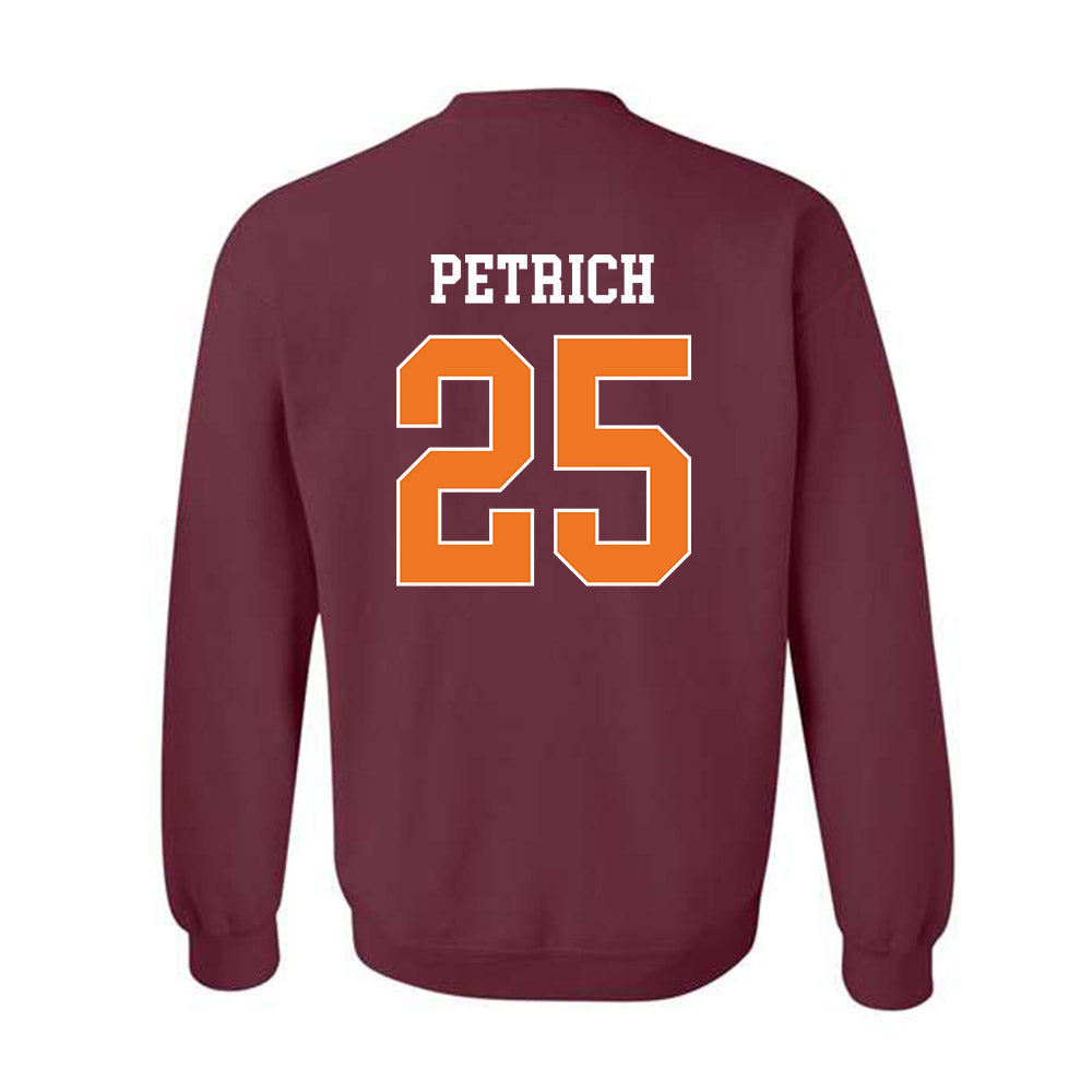 Virginia Tech - NCAA Baseball : Owen Petrich - Classic Shersey Crewneck Sweatshirt-1