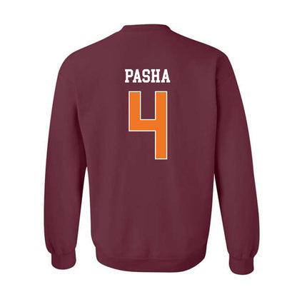Virginia Tech - NCAA Men's Basketball : Izaiah Pasha - Classic Shersey Crewneck Sweatshirt-1