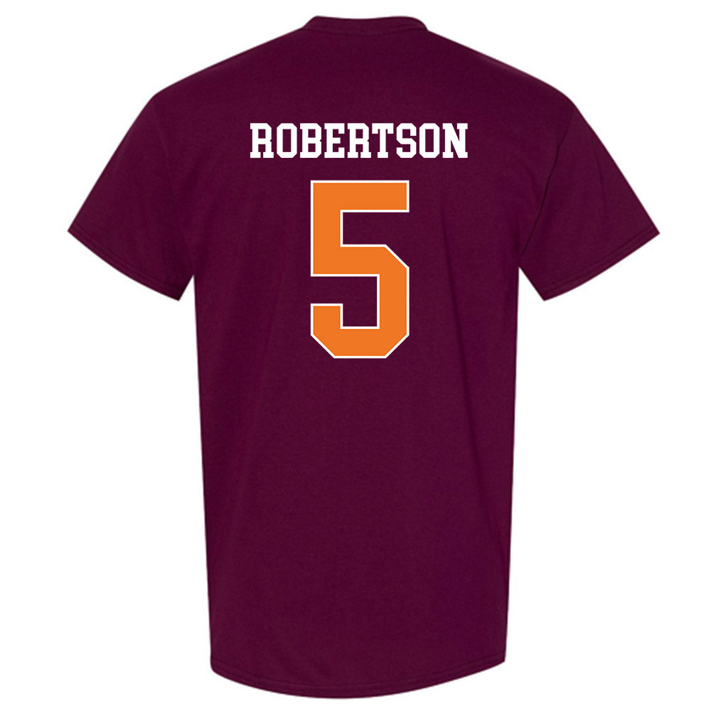 Virginia Tech - NCAA Baseball : Aiden Robertson - Classic Shersey T-Shirt-1